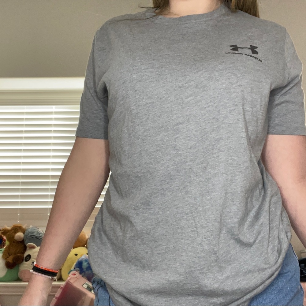 Gray Adidas Unisex Tee